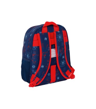 Mochila safta infantil adaptable a carro spiderman neon 100x270x330 mm