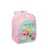 Mochila safta infantil adaptable a carro peppa pig ice cream 110x260x340 mm