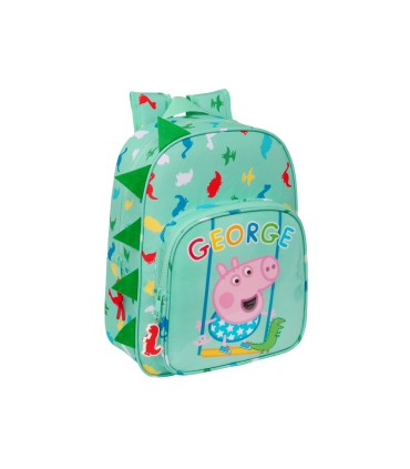 Mochila safta infantil adaptable a carro peppa pig george 110x260x340 mm