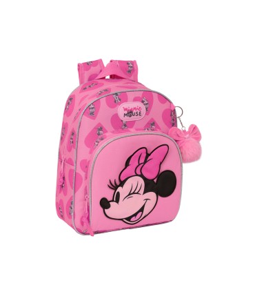 Mochila safta infantil adaptable a carro minnie mouse loving 100x280x340 mm