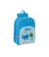 Mochila safta infantil adaptable a carro los pitufos 110x260x340 mm