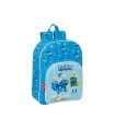 Mochila safta infantil adaptable a carro los pitufos 110x260x340 mm