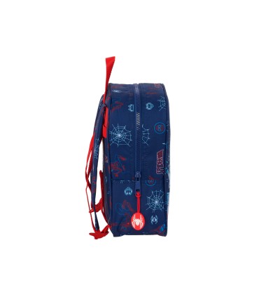 Mochila safta guarderia adaptable a carro spiderman neon 100x220x270 mm