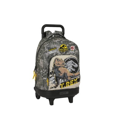 Mochila safta grande con ruedas compact extraible jurassic world warning 220x330x450 mm