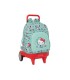 Mochila safta grande con ruedas compact evolution extraible hello kitty sea lovers 220x330x450 mm