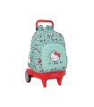 Mochila safta grande con ruedas compact evolution extraible hello kitty sea lovers 220x330x450 mm