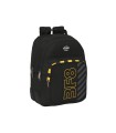 Mochila safta doble con cantoneras adaptable a carro reciclado blackfit8 zone 150x320x420 mm