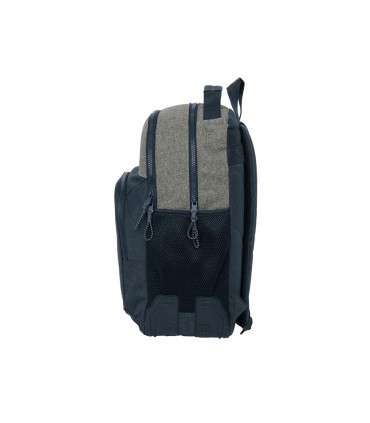 Mochila safta doble con cantoneras adaptable a carro kappa dark navy 150x320x420 mm