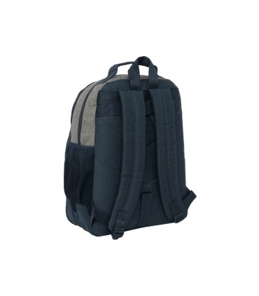 Mochila safta doble con cantoneras adaptable a carro kappa dark navy 150x320x420 mm