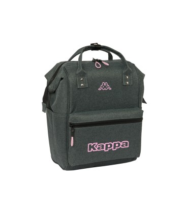 Mochila safta con asas para portatil 13 kappa silver pink 190x270x400 mm