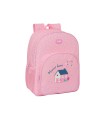 Mochila safta adaptable a carro reciclado glowlab kids sweet home 140x330x420 mm