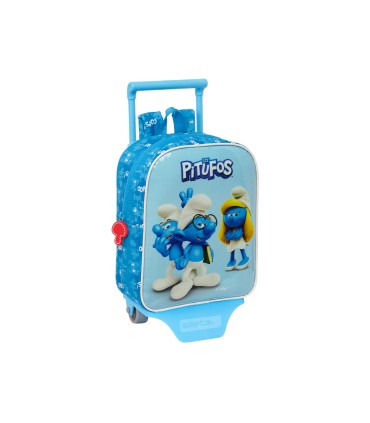 Mochila safta 232 con carro 805 los pitufos 100x220x270 mm