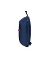 Mini mochila safta con cremallera vertical benetton italy 100x220x390 mm