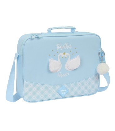 Cartera safta extraescolares glowlab cisnes 60x380280 mm