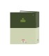 Carpeta safta carton folio 4 anillas lomo ancho munich bright khaki 60x270x300 mm