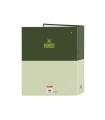 Carpeta safta carton folio 4 anillas lomo ancho munich bright khaki 60x270x300 mm