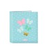 Carpeta safta carton folio 4 anillas lomo ancho moos butterflies 60x270x300 mm