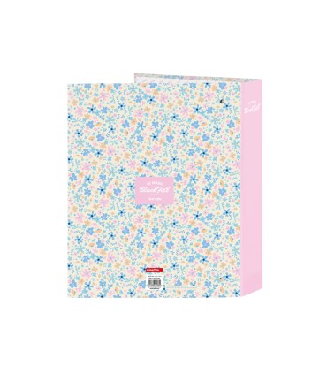 Carpeta safta carton folio 4 anillas lomo ancho blackfit8 blossom 60x270x300 mm