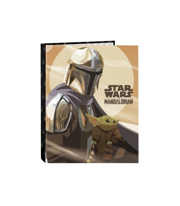 Carpeta safta carton folio 4 anillas mixtas the mandalorian this is the way 40x265x330 mm