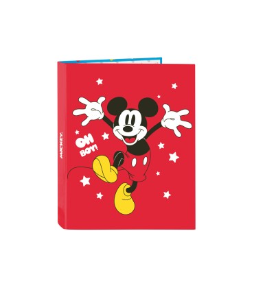 Carpeta safta carton folio 4 anillas mixtas mickey mouse fantastic 40x265x330 mm