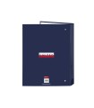 Carpeta safta carton folio 4 anillas mixtas benetton varsity 40x265x330 mm