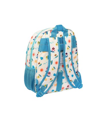 Mochila safta infantil con musica adaptable a carro baby shark surfing 100x270x330 mm