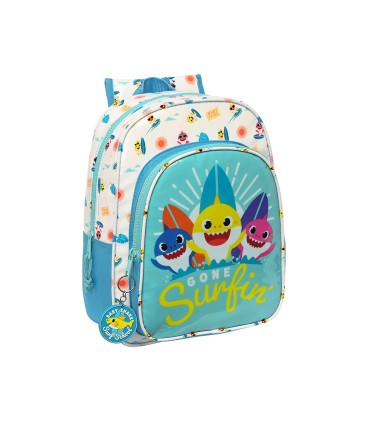 Mochila safta infantil adaptable a carro baby shark surfing 110x260x340 mm