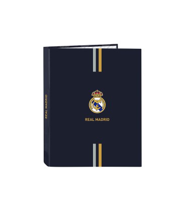 Carpeta 4 anillas mixtas safta folio real madrid 2 equipacion 23 24