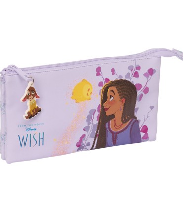 Bolso escolar portatodo safta triple wish 30x220x120 mm