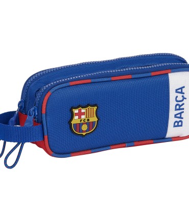 Bolso escolar portatodo safta doble fc barcelona 2 equipacion 23 24 60x210x80 mm