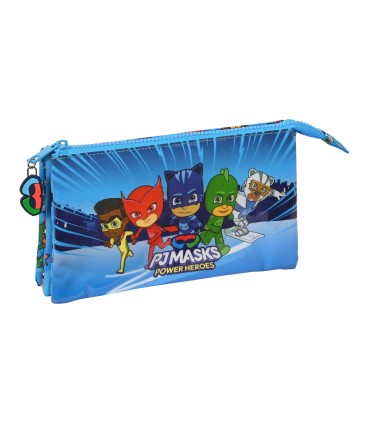 Bolso escolar portatodo safta triple pjmask 120x220x30 mm