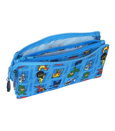 Bolso escolar portatodo safta triple pjmask 120x220x30 mm