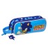 Bolso escolar portatodo safta doble sonic the hedgehog speed 80x210x60 mm