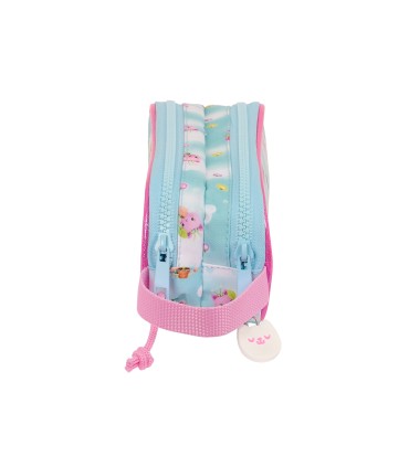 Bolso escolar portatodo safta doble gabby s dollhouse 80x210x60 mm