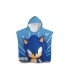 Poncho safta de microfibra sonic the hedgehog speed 1000x500 mm