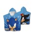 Poncho safta de microfibra sonic the hedgehog speed 1000x500 mm