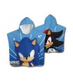 Poncho safta de microfibra sonic the hedgehog speed 1000x500 mm