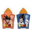 Poncho safta de microfibra dragon ball 1000x500 mm