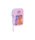 Plumier escolar safta doble pequeno 28 piezas my little pony wild free 195x125x40 mm