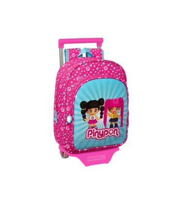 Mochila safta con carro pin y pon 340x260x110 mm