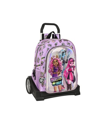 Mochila safta con carro evolution monster high best boots 420x330x140 mm