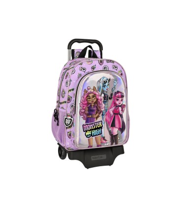 Mochila safta con carro monster high best boots 420x330x140 mm