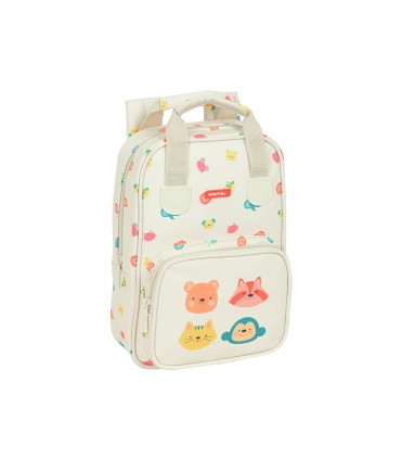 Mochila safta infantil con asas facil limpieza preescolar 280x200x80 mm