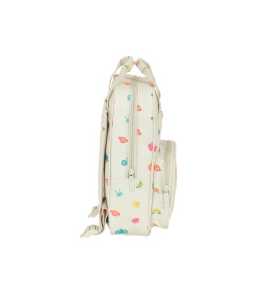 Mochila safta infantil con asas facil limpieza preescolar 280x200x80 mm