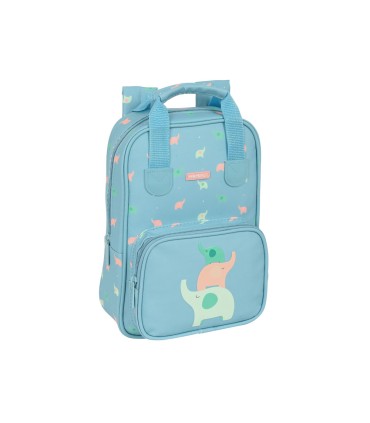 Mochila safta infantil con asas facil limpieza preescolar 280x200x80 mm