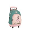 Mochila safta con ruedas compact mirabelle swan lake 450x320x210 mm