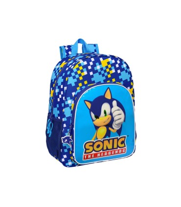 Mochila safta adaptable a carro sonic the hedgehog speed 420x330x140 mm