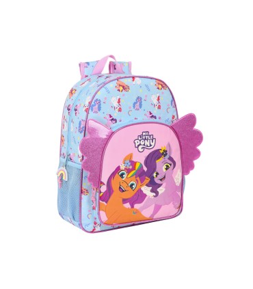 Mochila safta adaptable a carro my little pony wild free 420x330x140 mm