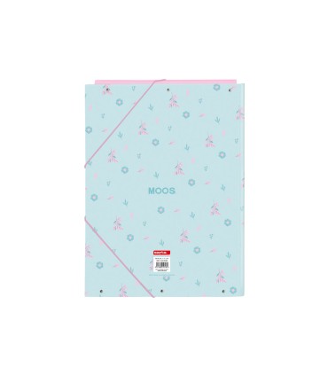 Carpeta gomas solapas safta folio moos garden