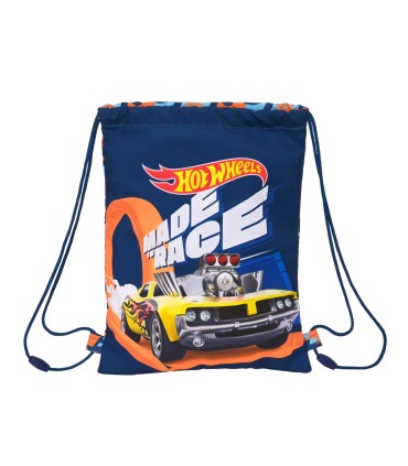 Saco plano safta junior hot wheels speed club 340x260x10 mm